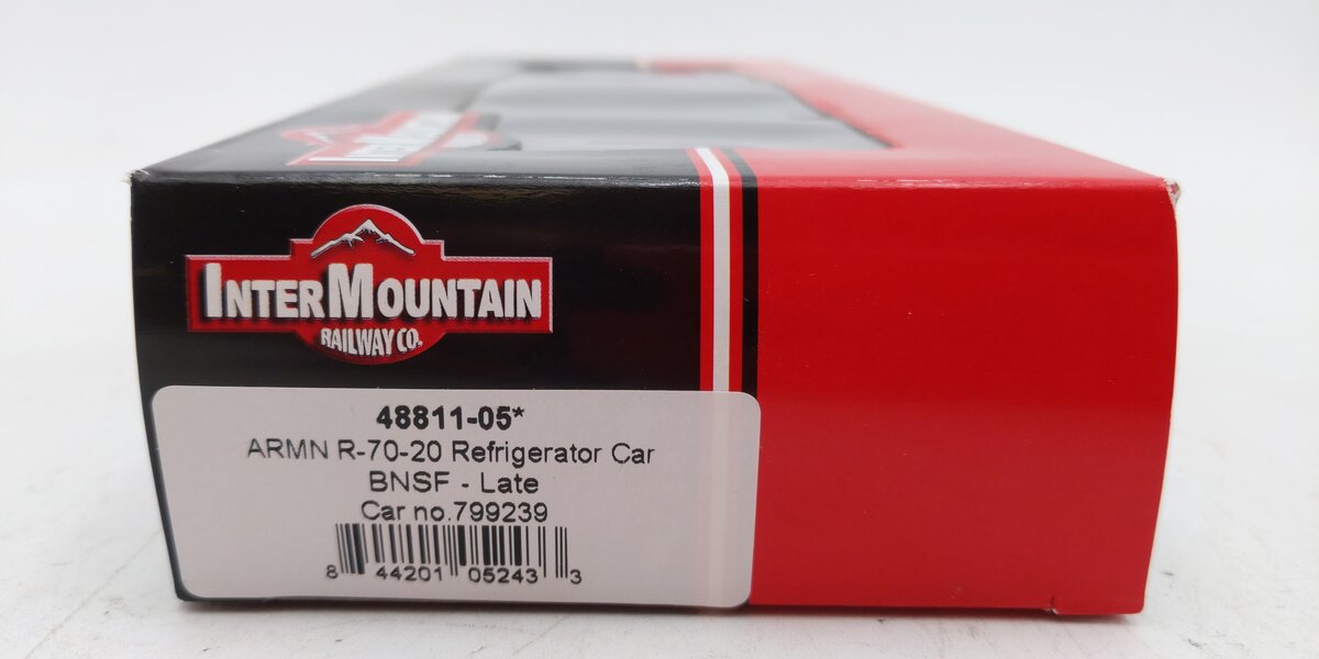 InterMountain 48811-05 HO Burlington Northern Santa Fe Refrigerator Car #799239 EX/Box