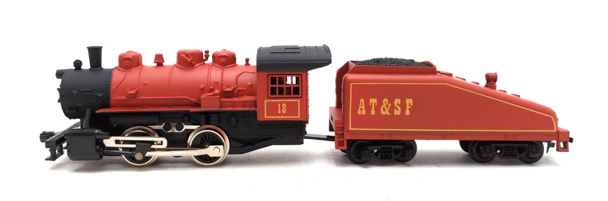 IHC 8002 HO Scale ATSF 0-4-0 Steam Locomotive Switcher #18 LN/Box