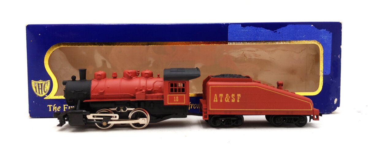 IHC 8002 HO Scale ATSF 0-4-0 Steam Locomotive Switcher #18 LN/Box