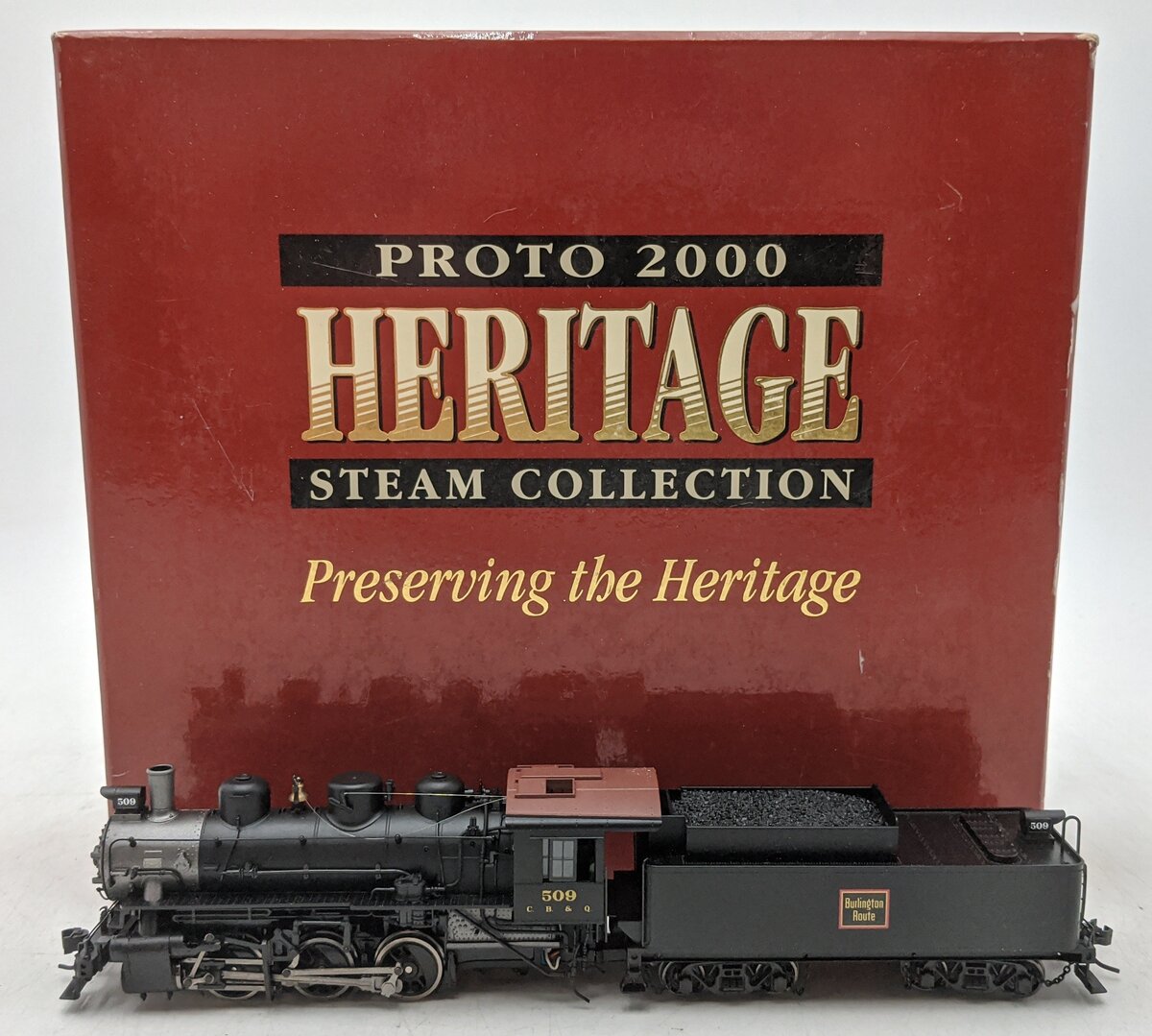 Proto 2000 30233 CB&Q USRA 0-6-0 Steam Locomotive & Tender #509 LN/Box