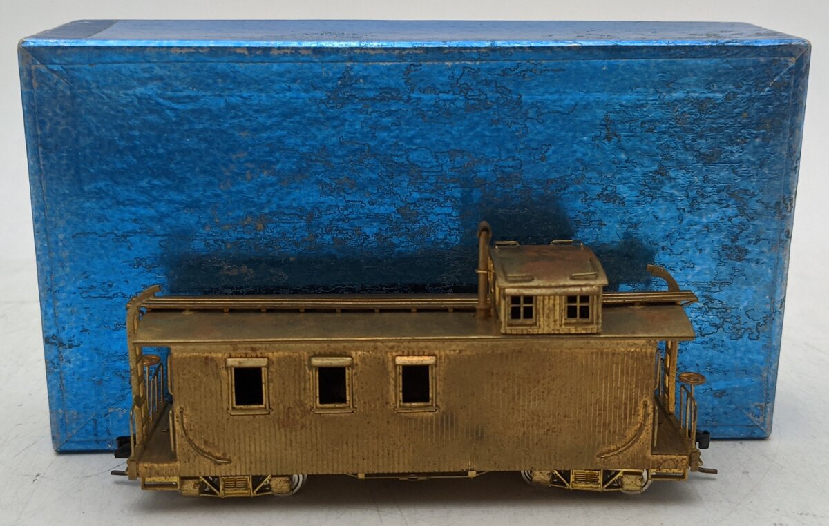 Balboa HOn3 Brass D&RGW Caboose - Undecorated VG/Box