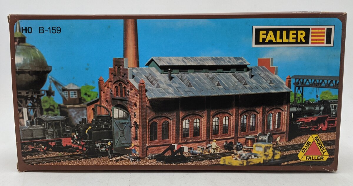Faller B-159 HO Locomotive Back Shop Kit NIB