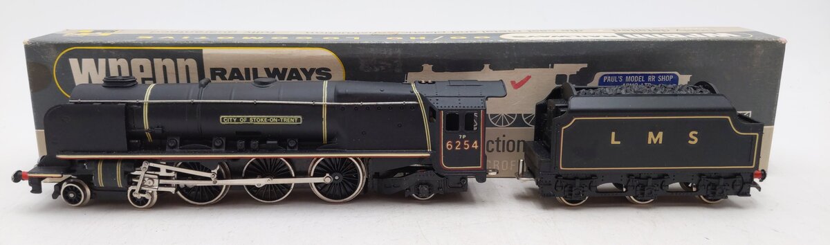 Wrenn Railways W2227 OO/HO LMS "City of Stoke-On-Trent Steam Loco/Tender #6254 EX/Box