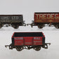 Hornby R6156 OO Scale Assorted 3-Car Weathered Wagon Set #17/3034/5100 EX