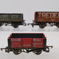 Hornby R6156 OO Scale Assorted 3-Car Weathered Wagon Set #17/3034/5100 EX