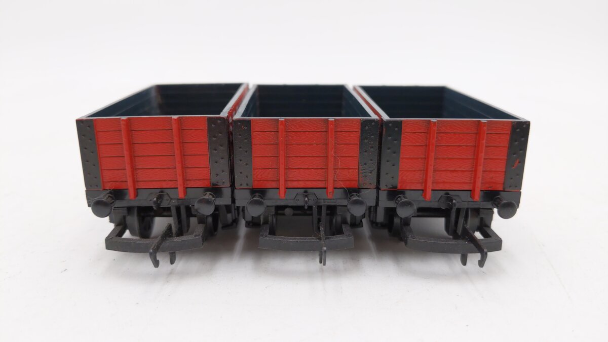 Hornby R6039 OO Scale Spencer 5-plank wagon 3-Car Set #22/23/24 EX