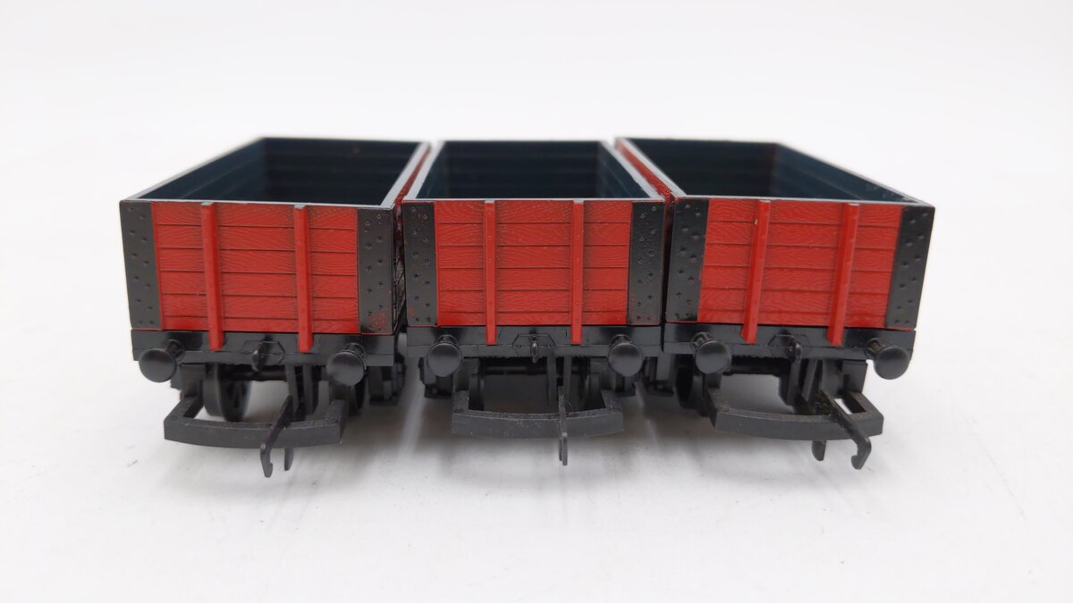 Hornby R6039 OO Scale Spencer 5-plank wagon 3-Car Set #22/23/24 EX