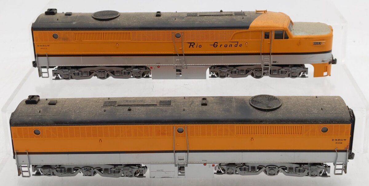 Walthers 920-40105 HO DRGW Diesel Locomotive AB Set #6013/6012 VG
