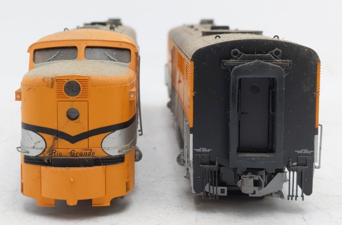 Proto 2000 920-40104 HO Scale Rio Grande Alco PA/PB Diesel Locomotive Set VG