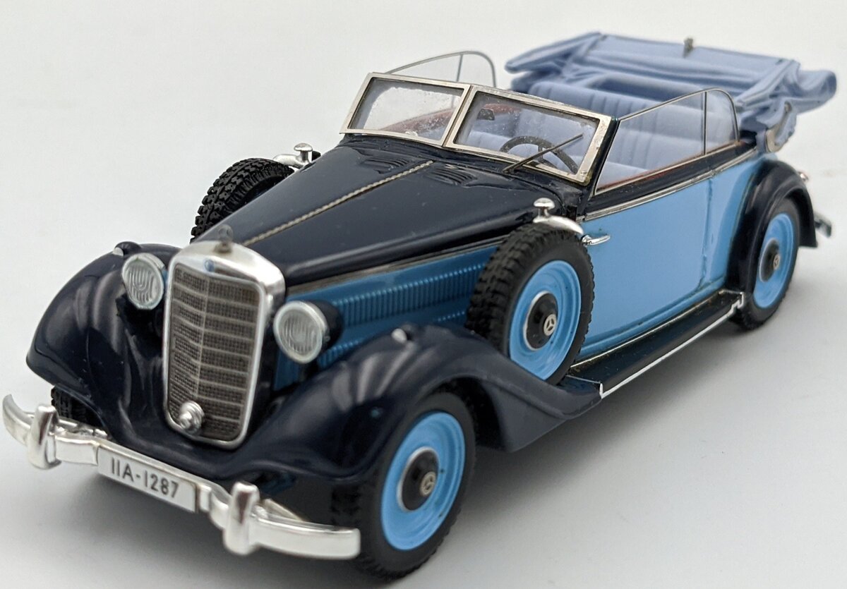 Spark Model S4905 1:43 1937 Mercedes-Benz 320 A Convertible EX