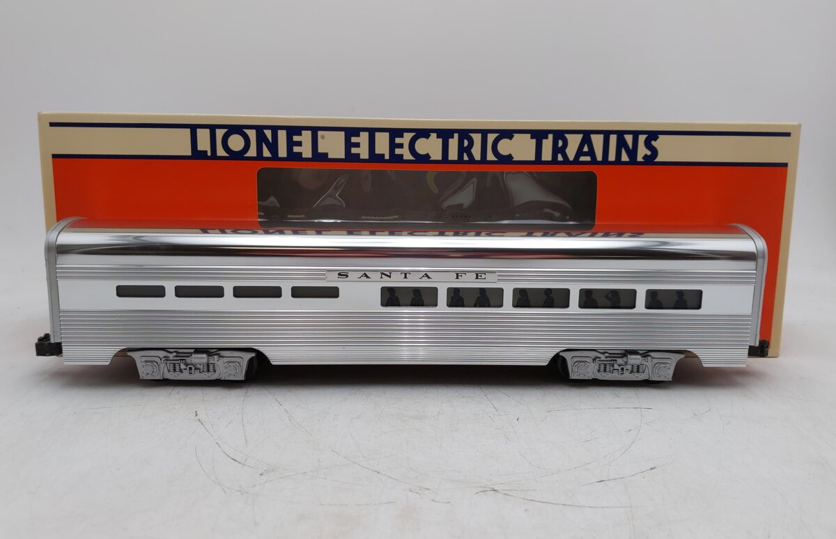 Lionel 6-19111 O Gauge Santa Fe Aluminum Diner Car #601 EX/Box