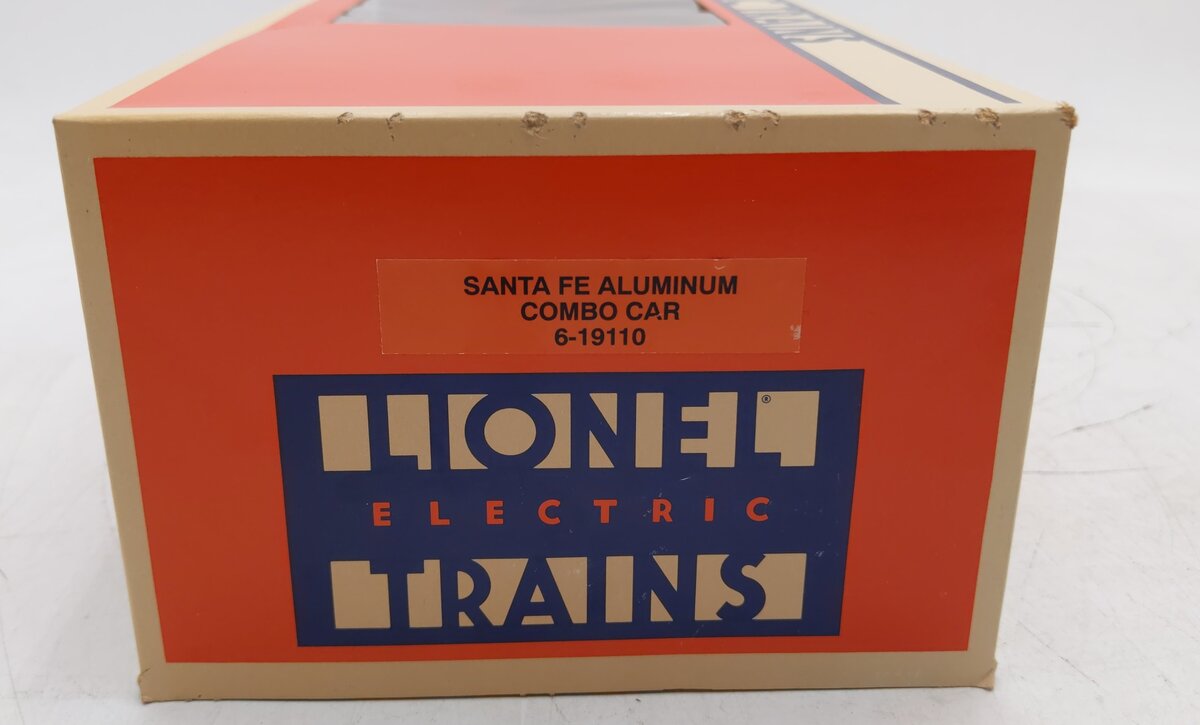 Lionel 6-19110 O Gauge Santa Fe Aluminum Combine Car #3500 EX/Box