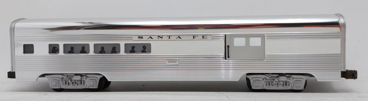 Lionel 6-19110 O Gauge Santa Fe Aluminum Combine Car #3500 EX/Box