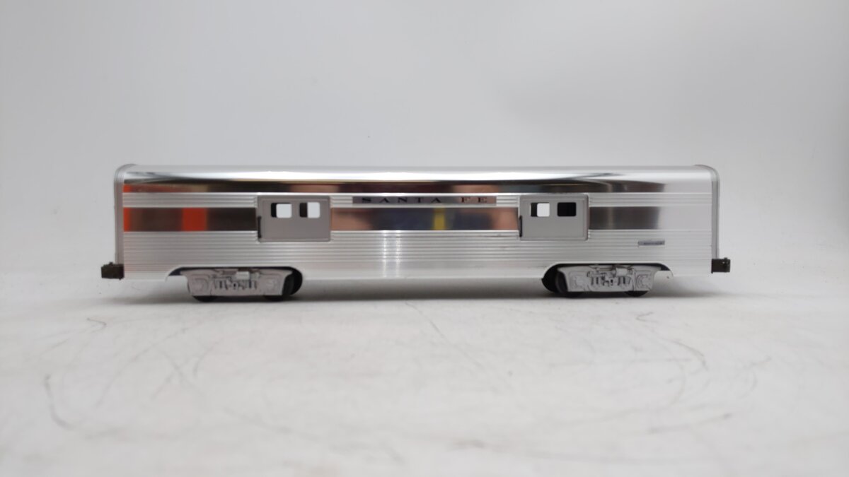 Lionel 6-19109 O Gauge Santa Fe Aluminum Baggage Car #3400 EX/Box