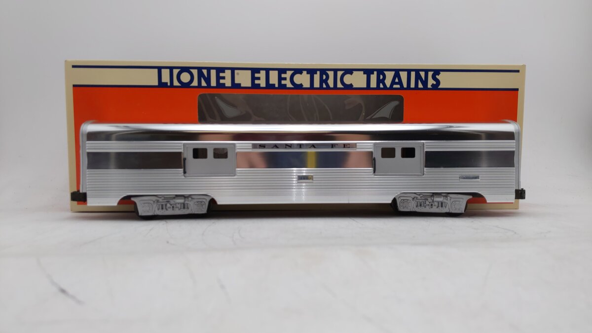 Lionel 6-19109 O Gauge Santa Fe Aluminum Baggage Car #3400 EX/Box