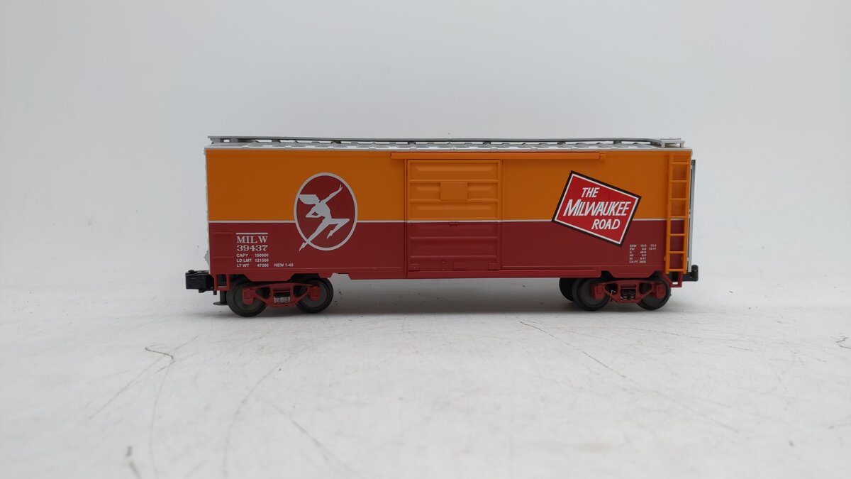 MTH 20-93162 O Gauge Milwaukee Road 40' Boxcar #39439 LN/Box