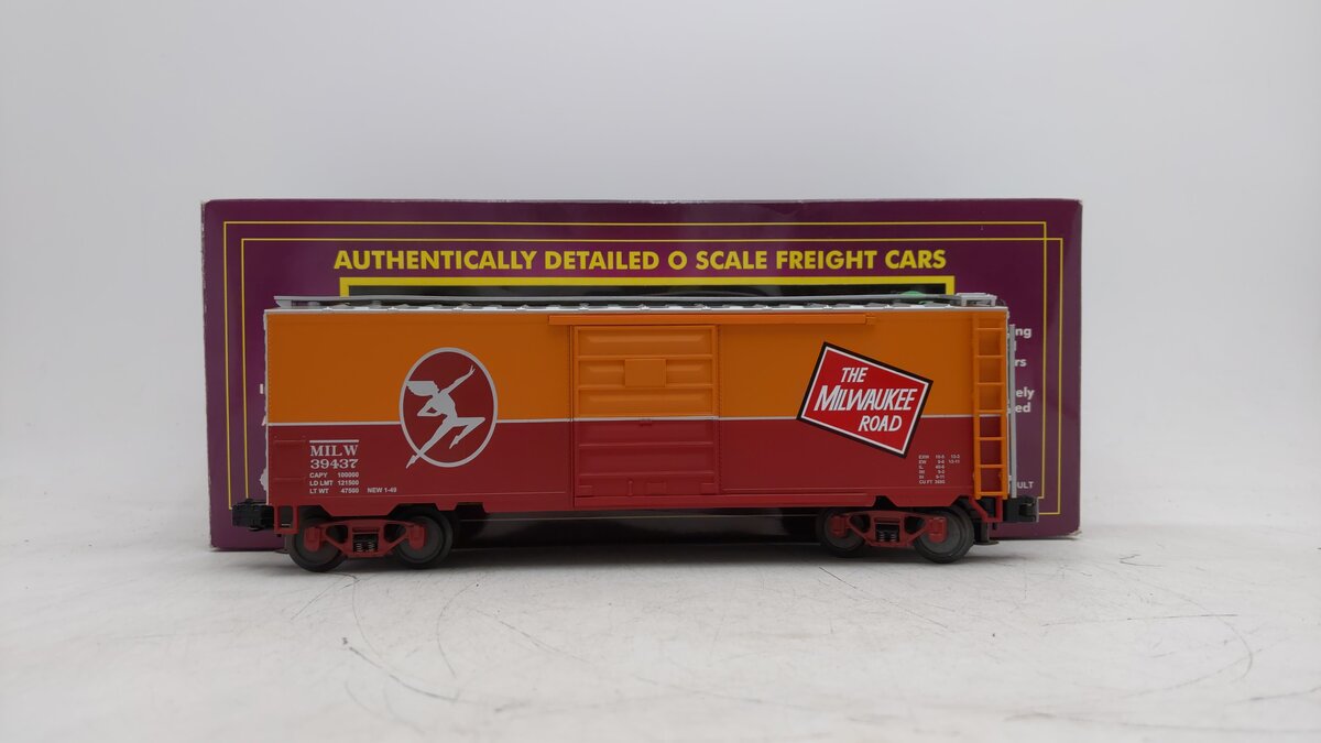 MTH 20-93162 O Gauge Milwaukee Road 40' Boxcar #39439 LN/Box