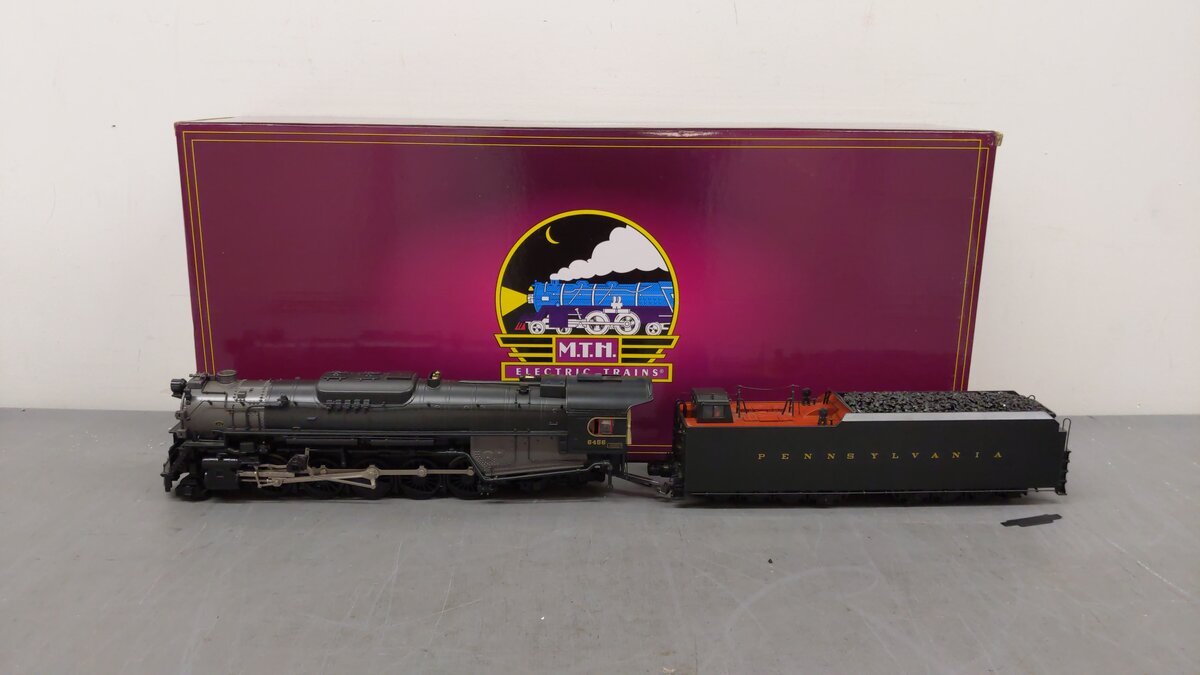 MTH 20-3848-1 O Gauge Pennsylvania J-1 2-10-4 Steam Engine #6456 w/PS3 EX/Box