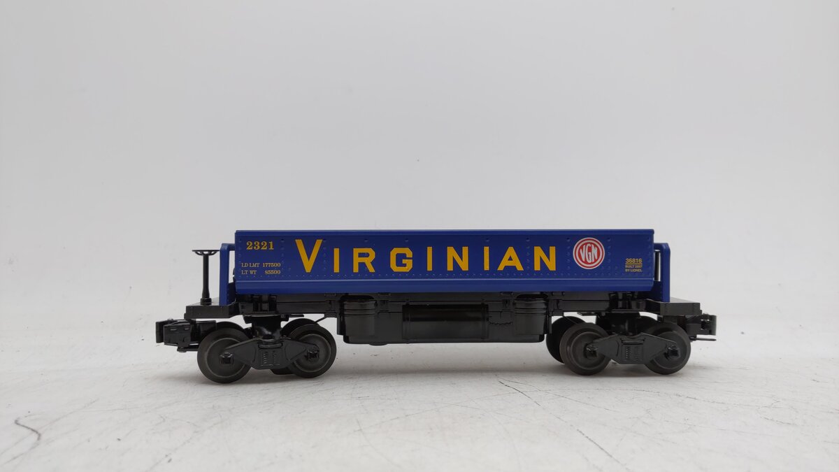 Lionel 6-36816 O Gauge Virginian Metal Coal Dump Car EX/Box