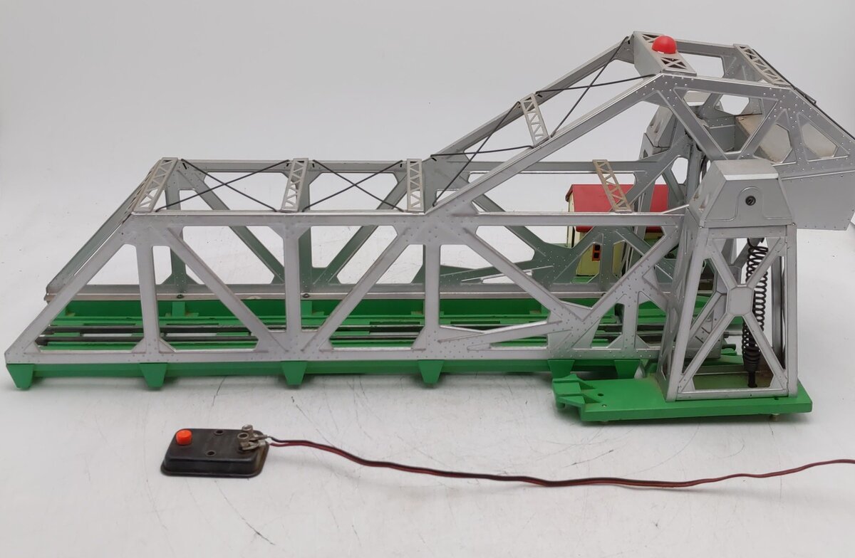 Lionel 313 Vintage O Gray Operating Bascule Bridge VG