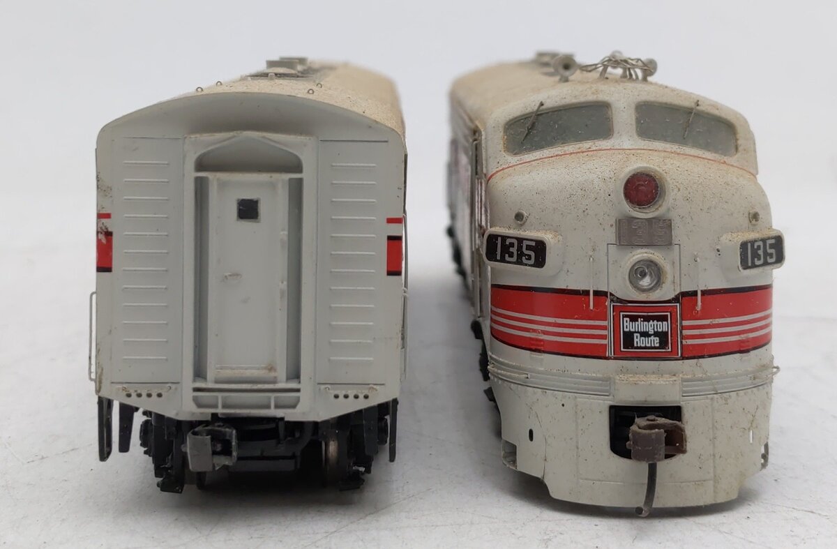 Athearn G2503 HO Scale CB&Q F-3 AB Diesel Set #135 VG