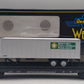 Weaver O Gauge British Columbia Railway 50' Flat Car w/ 35' Trailer #7016 EX/Box