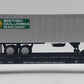 Weaver O Gauge British Columbia Railway 50' Flat Car w/ 35' Trailer #7016 EX/Box