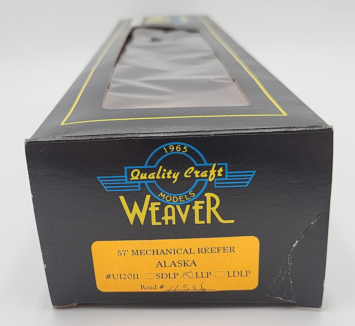 Weaver U12011LLP O Gauge ARR Alaska 57' Mechanical Reefer #11506 (3 Rail) LN/Box