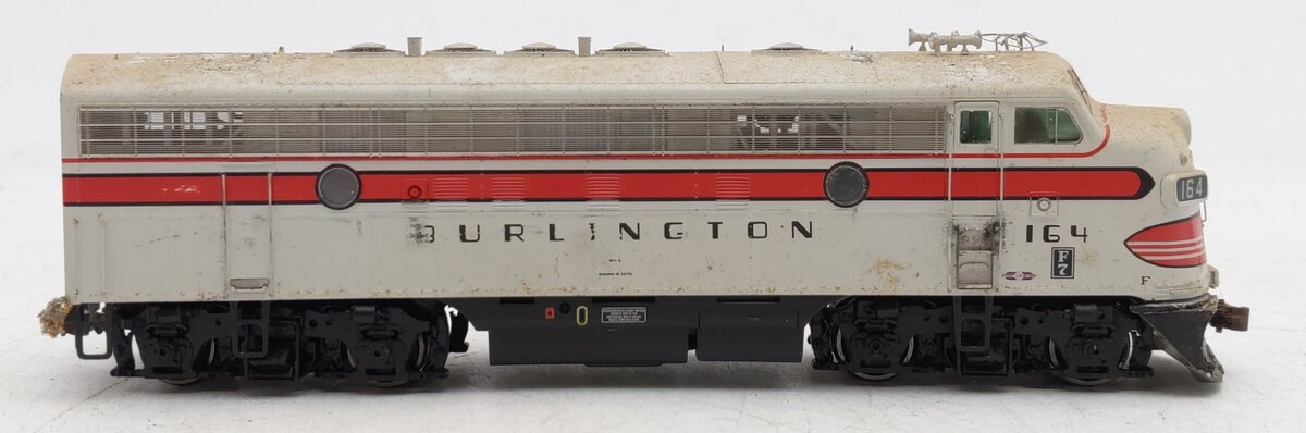 Athearn G2703A HO Scale CB&Q F3A Diesel Locomotive #164 VG