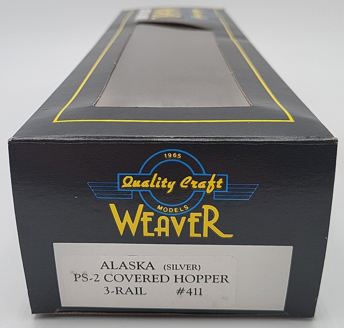 Weaver O Gauge PS-2 ARR Alaska Covered Hopper #411 (3 Rail) LN/Box