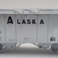 Weaver O Gauge PS-2 ARR Alaska Covered Hopper #411 (3 Rail) LN/Box