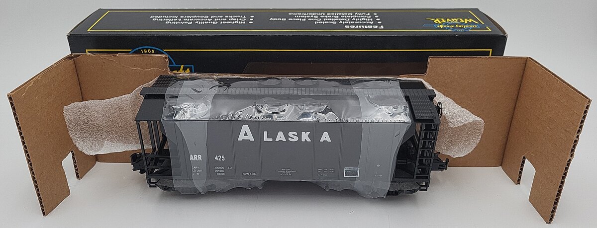 Weaver O Gauge PS-2 ARR Alaska Covered Hopper #425 (3 Rail) LN/Box