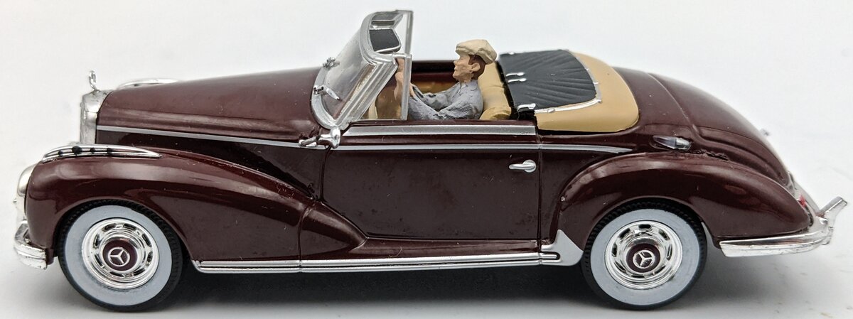 KK Scale 1:43 Mercedes 300 SC W188 Cabrio 1957 Dark Red LN