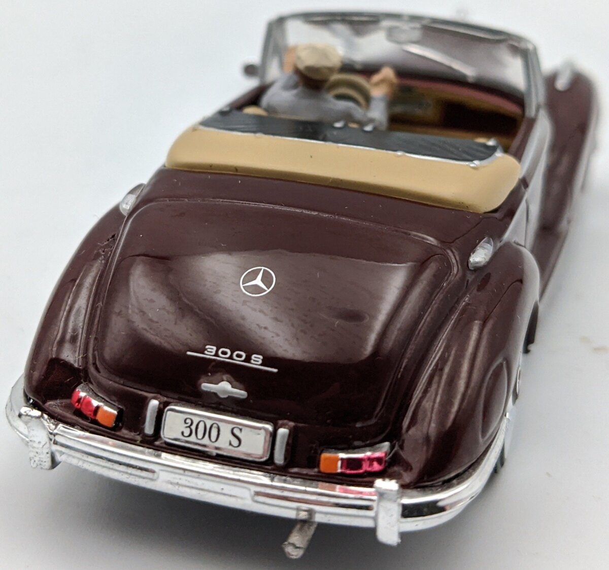 KK Scale 1:43 Mercedes 300 SC W188 Cabrio 1957 Dark Red LN
