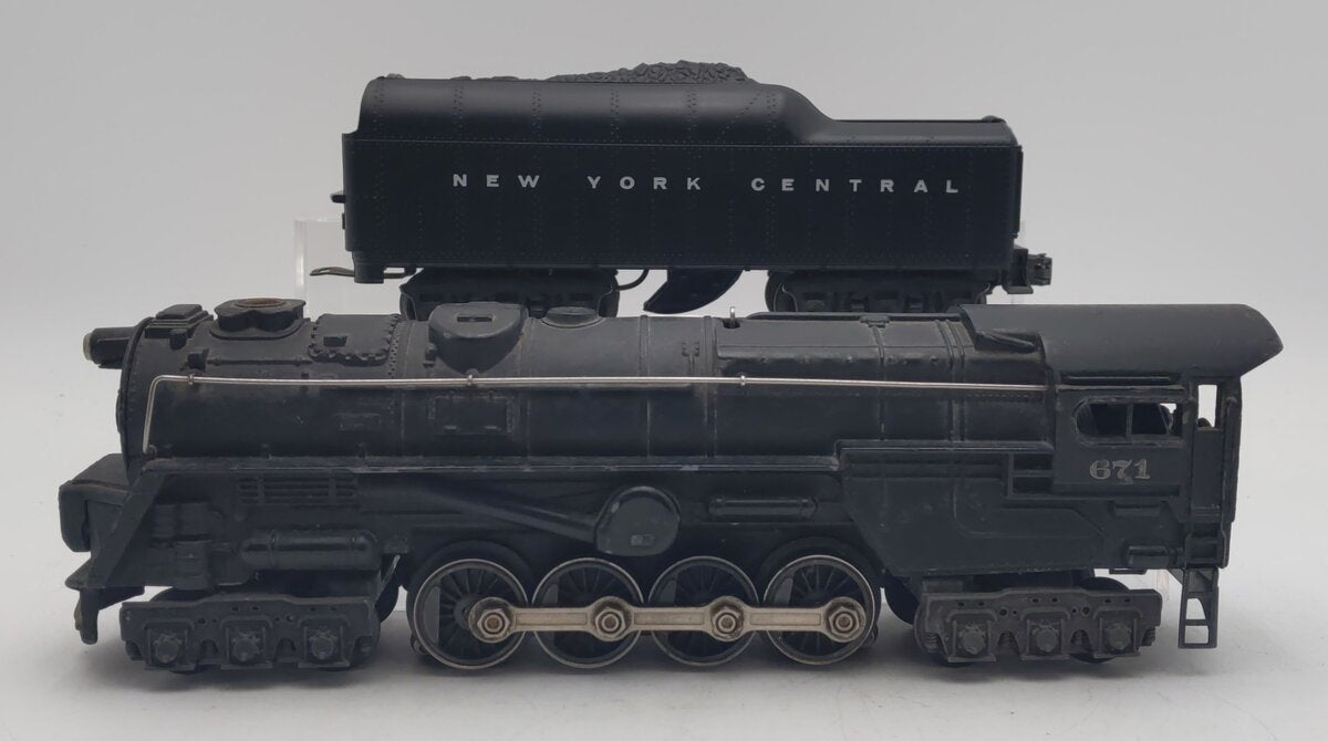 Lionel 671 Vintage O 6-8-6 Die-Cast Steam Turbine Locomotive with 2671W Tender EX