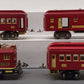 Lionel 360E Vintage Std Gauge Red & Cream Electric Pass. Set: 8E, 332, 337, 338 VG