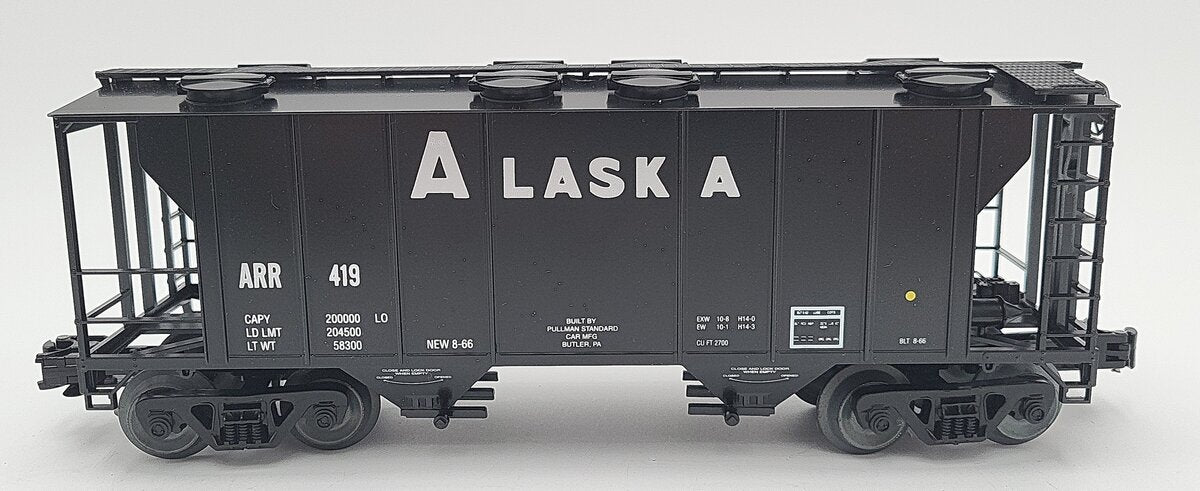 Weaver O Gauge PS-2 ARR Alaska Covered Hopper #419 (3 Rail) LN/Box