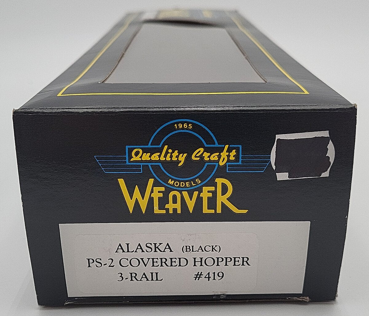Weaver O Gauge PS-2 ARR Alaska Covered Hopper #419 (3 Rail) LN/Box