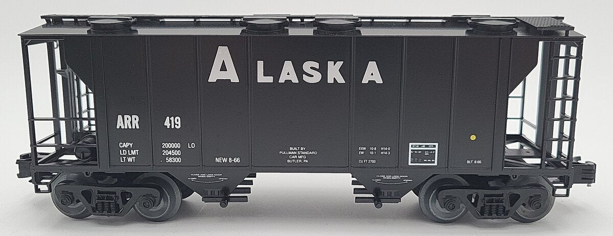 Weaver O Gauge PS-2 ARR Alaska Covered Hopper #419 (3 Rail) LN/Box