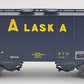 Weaver O Gauge PS-2 ARR Alaska Covered Hopper #406 (3 Rail) LN/Box
