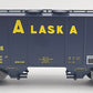 Weaver O Gauge PS-2 ARR Alaska Covered Hopper #406 (3 Rail) LN/Box