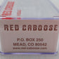Red Caboose RM-26026-1 N Scale Canadian National Flat Cars (Set of 2) VG/Box