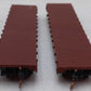 Red Caboose RM-26026-1 N Scale Canadian National Flat Cars (Set of 2) VG/Box