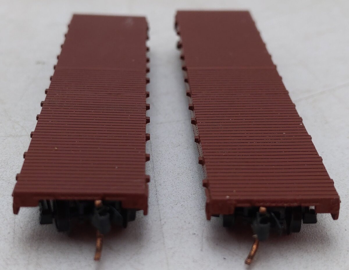 Red Caboose RM-26026-1 N Scale Canadian National Flat Cars (Set of 2) VG/Box