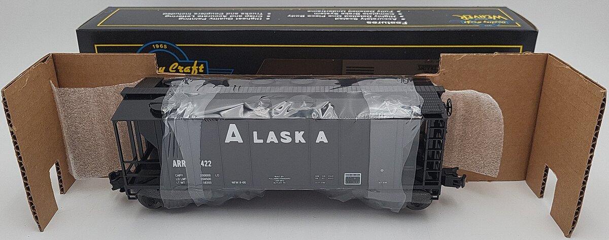 Weaver O Gauge PS-2 ARR Alaska Covered Hopper #422 LN/Box