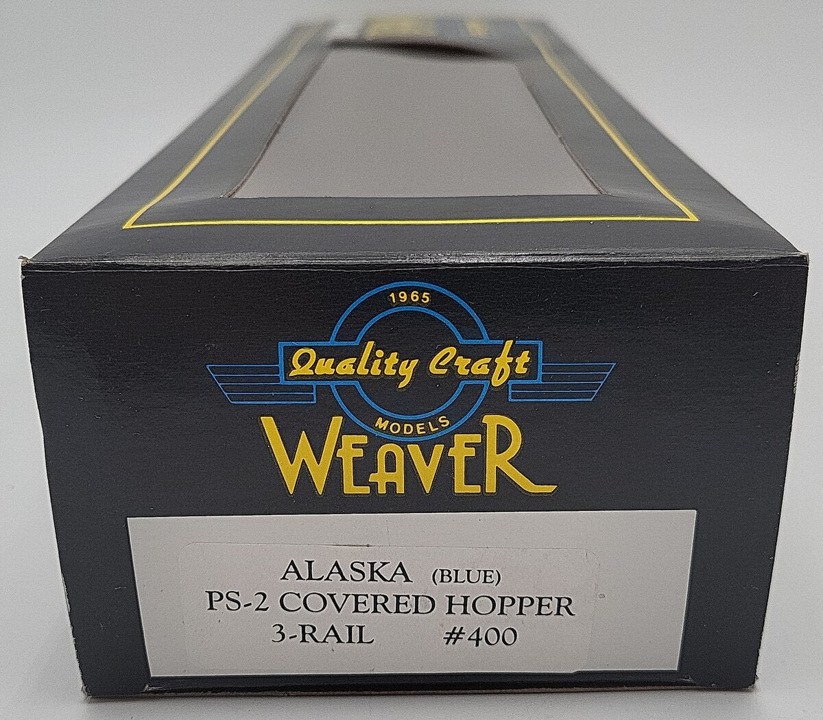 Weaver O Gauge PS-2 ARR Alaska Covered Hopper #400 (3 Rail) LN/Box