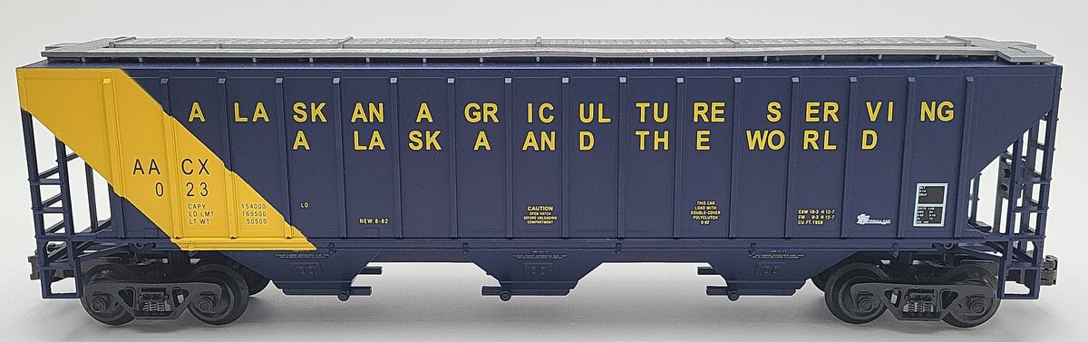 Weaver U3715D O ARR AACX Alaska PS-2 Central Discharge Hopper #023 (3 Rail) LN/Box
