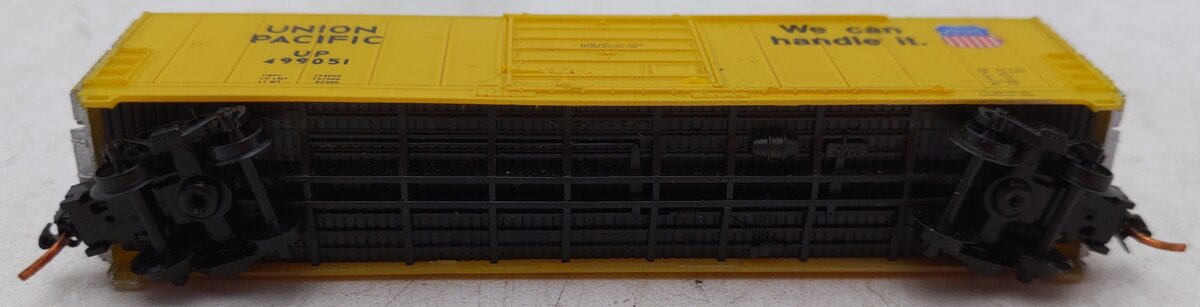 Life Like 7730 N Scale Union Pacific Evans 50' Boxcar #499051 EX