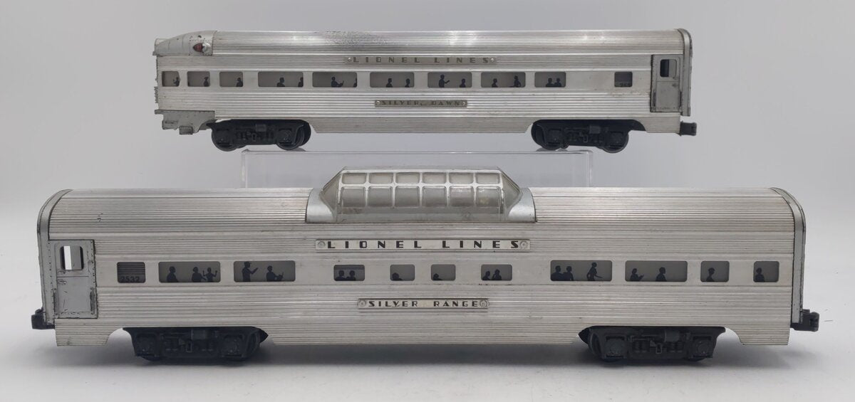 Lionel Vintage O Lionel Lines Passenger Cars: 2531, 2532 [2] VG