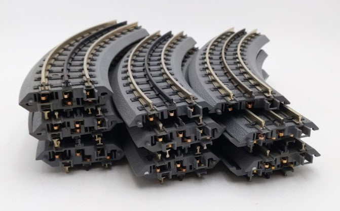 MTH 40-1002 O-31 Realtrax Track Full Curve Sections (16) EX
